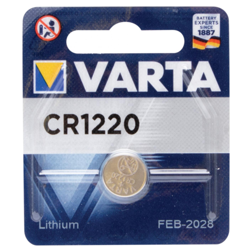 CR1220 Varta 3V battery, Lithium