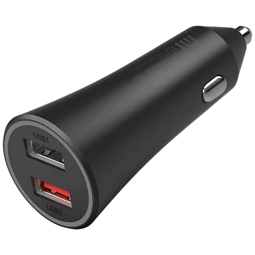 Auto punjač, 2 x USB, 37W, 12-24 V, 2.4 A