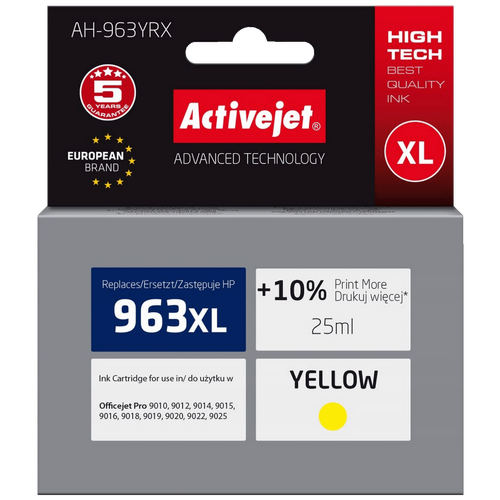 Tinta za printer, HP 963XL, 3JA29AE, 25 ml., Yellow