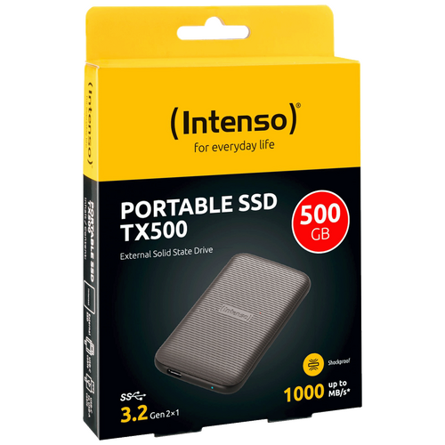 Eksterni SSD, do 1000 MB/s, kapacitet 500GB, USB 3.2