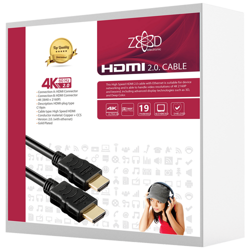 HDMI 2.0 kabl, 4K, dužina 20,0 met.