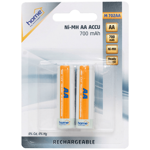 Baterija punjiva AA, 700mAh, NiMh, blister 2 kom