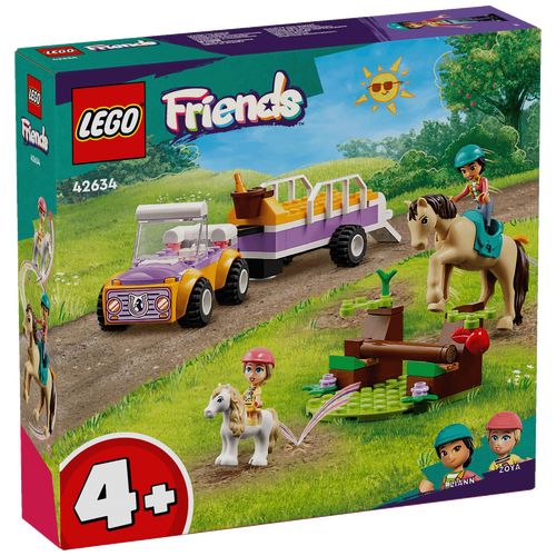 Prikolica za konje i ponije, LEGO Friends