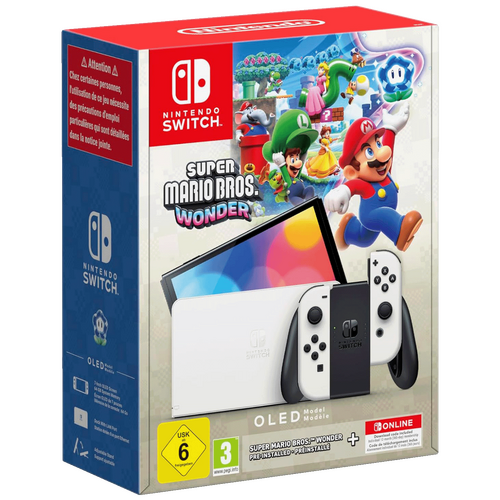 Igraća konzola Nintendo Switch+Super Mario Wonder+12NSO