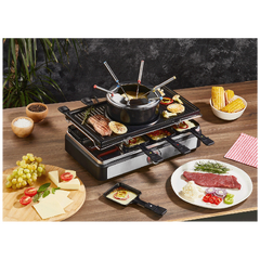 Električni Roštilj / Raclette / Fondue od sira, 3u1, 1400W