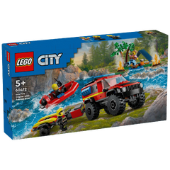 Vatrogasno vozilo 4x4 sa spasilačkim čamcem,LEGO City