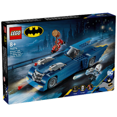 Batman sa Batmobile-om protiv Harley Quinn i Mr. Freeze-a