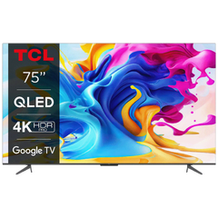 Televizor Smart QLED 4K UltraHD 75 inch, Google TV