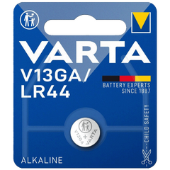 Baterija alkalna LR44, 1,5 V dugmasta, blister 1 kom