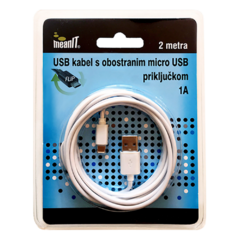 USB A na USB micro kabl, FLIP, dužina 2.0 metra