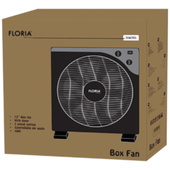 Ventilator, podni, promjer 30 cm, timer, 40 W, crni