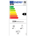 VOX Frižider/zamrzivač, neto zapremina 288 lit., E